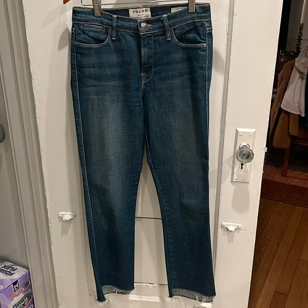 Frame straight cut jeans size 28
